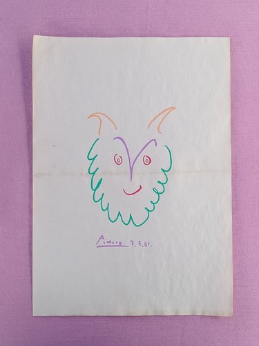 Pablo picasso drawing - drawing, old