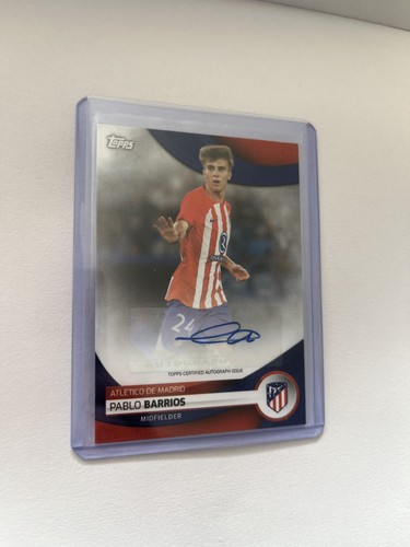 Pablo barrios auto topps - auto,