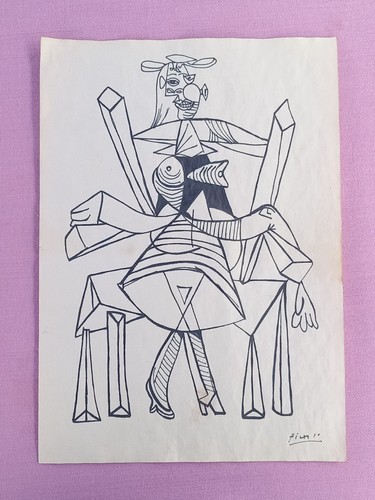 Pablo picasso drawing - pablo, on