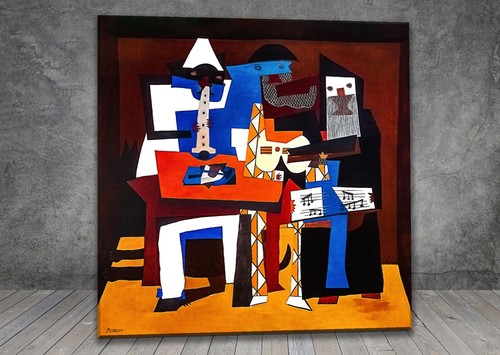 Pablo picasso three - pablo, musicians