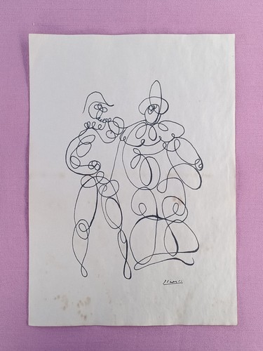 Pablo picasso drawing old - pablo, on